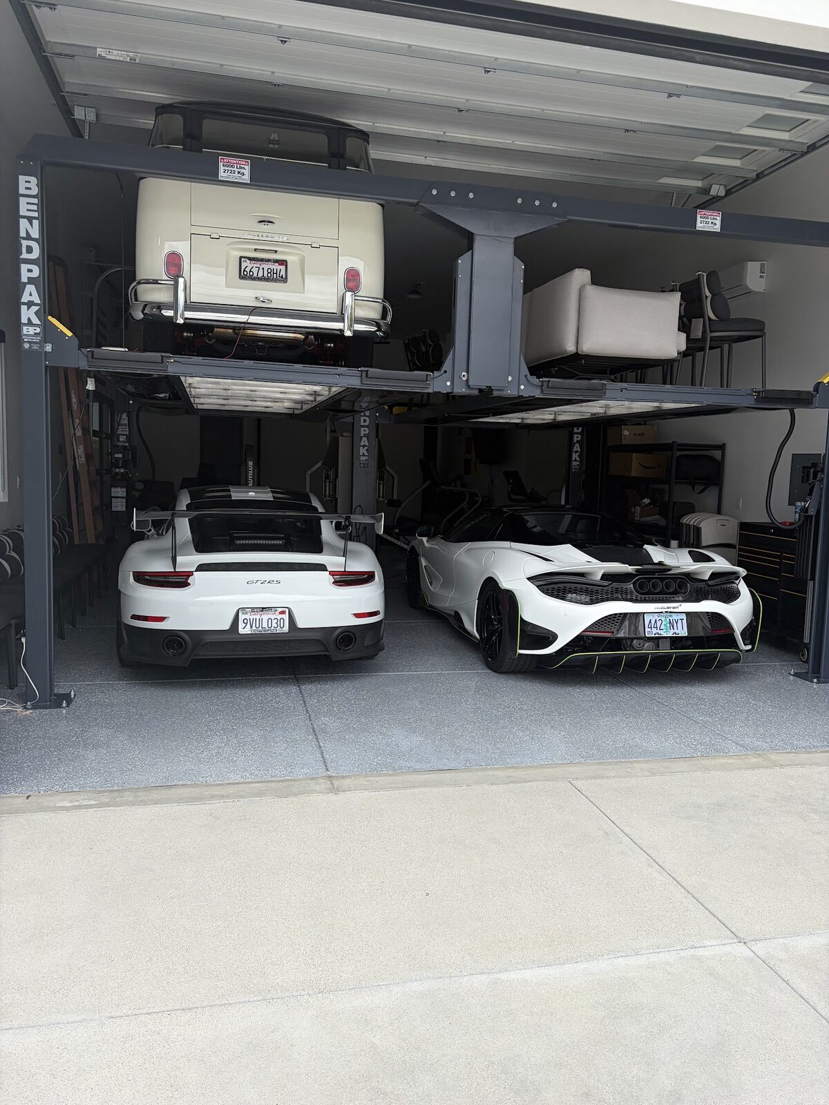 EV-ready garage wired by All Current Electric